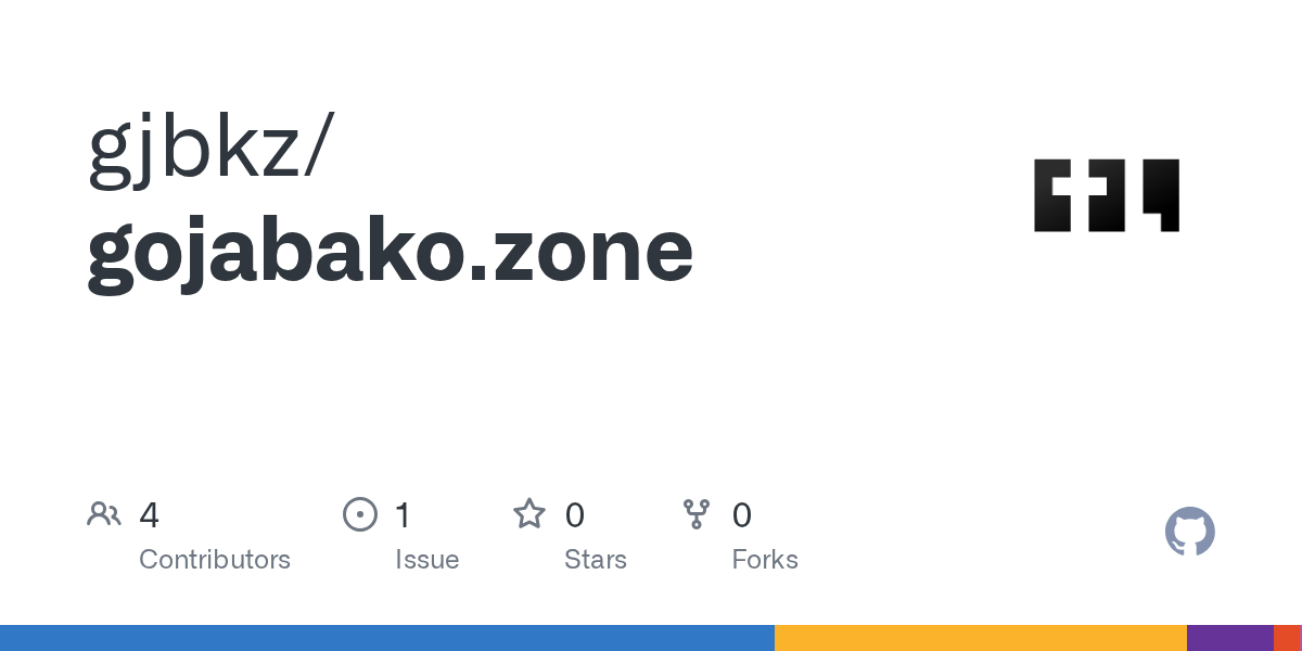 GitHub - gjbkz/gojabako.zone