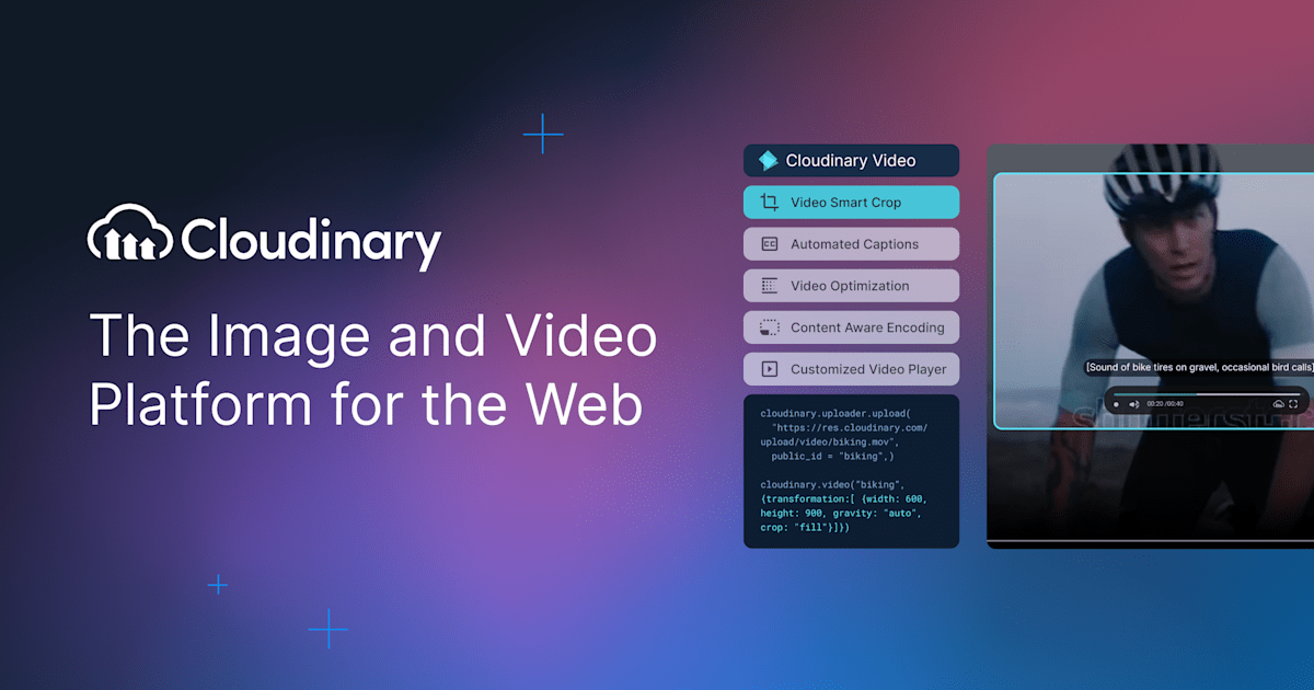 Image and Video Upload, Storage, Optimization and CDN