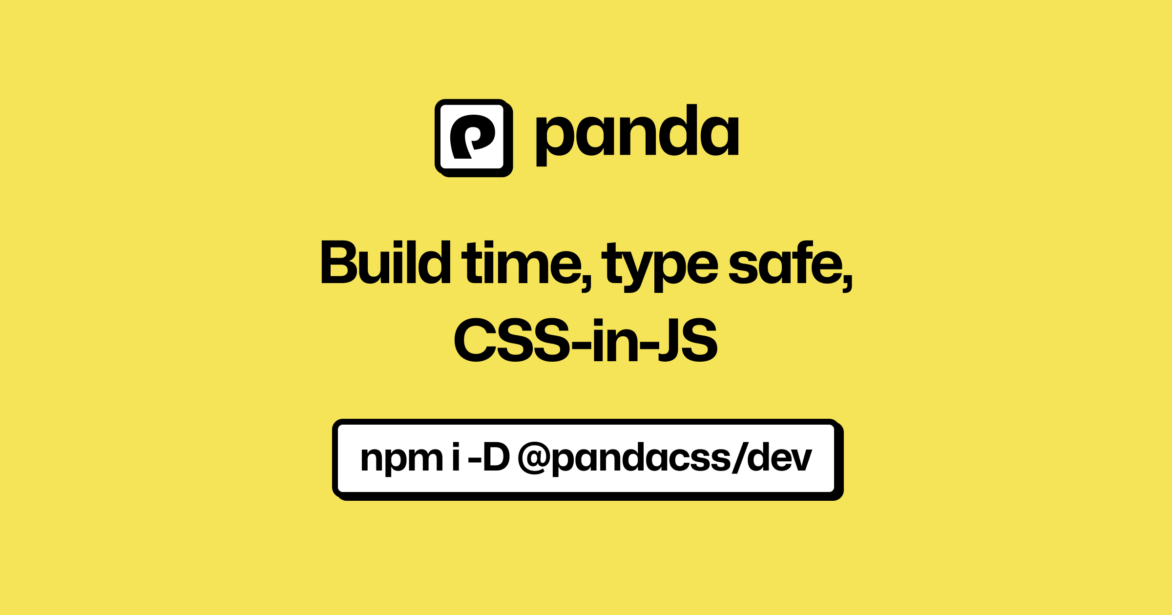 GitHub - chakra-ui/panda: 🐼 Universal, Type-Safe, CSS-in-JS Framework for Design Systems ⚡️