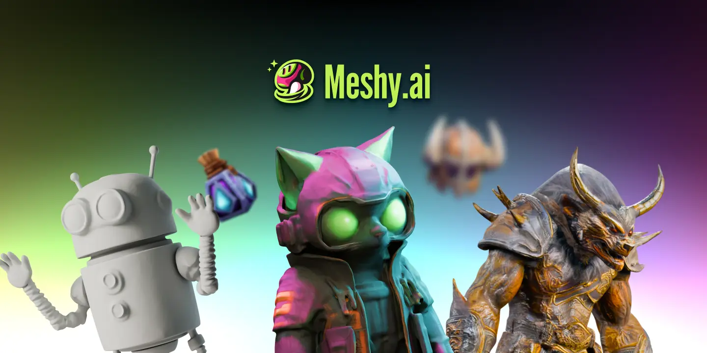Meshy AI - Create 3D Models from Text and Images with AI