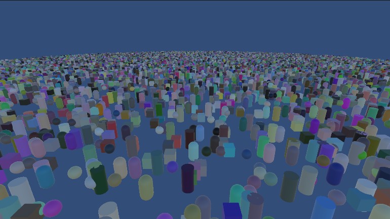 【Unity】正式リリースされたばかりのECS Graphicsを触ってみた - DOTS Instancing とは? -