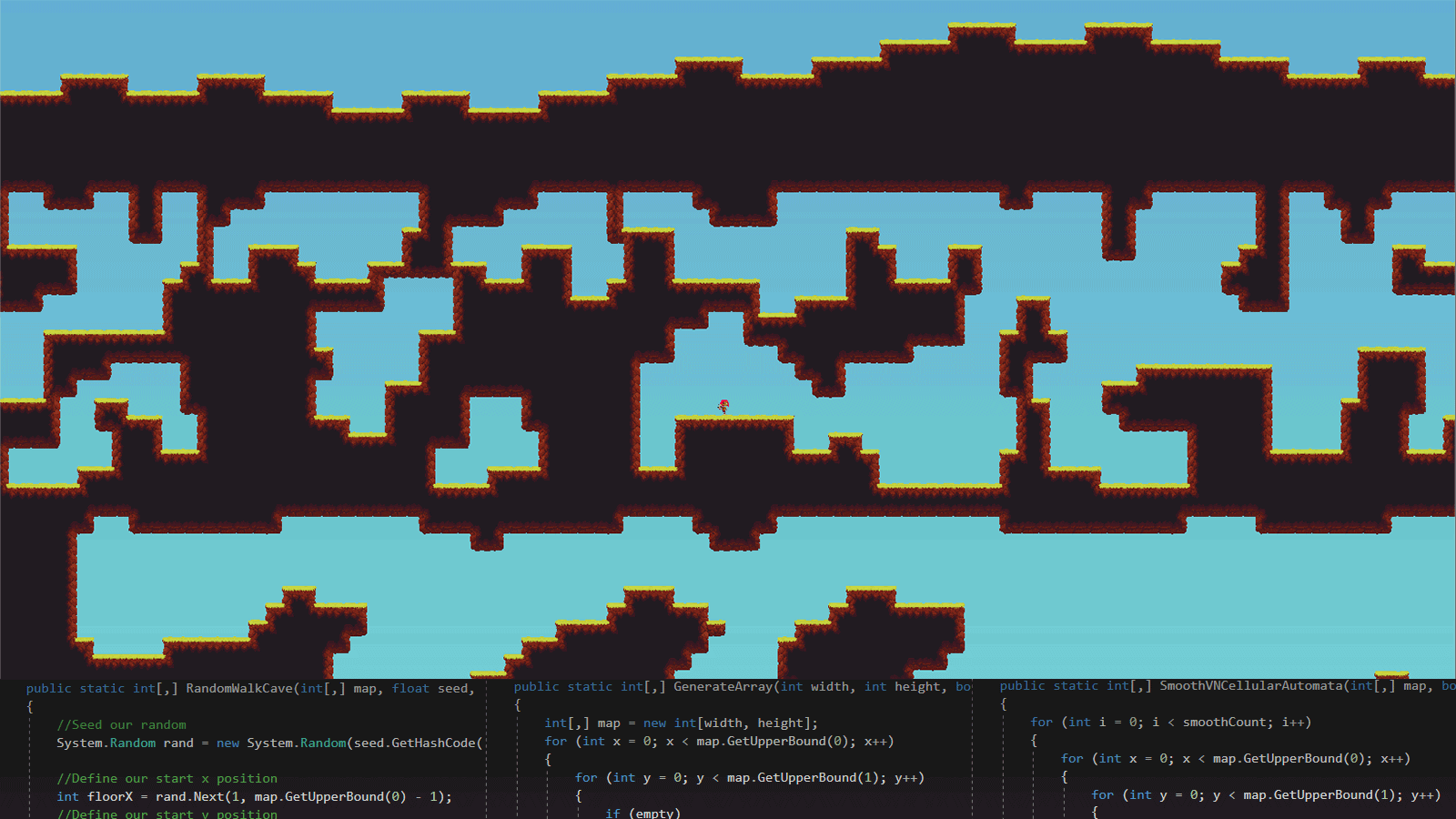 タイルマップと併用可能なプロシージャル生成パターン（前編）
