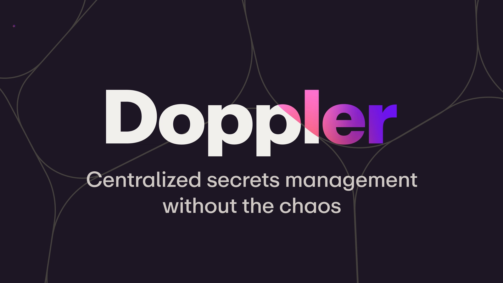 Doppler | Centralized cloud-based secrets management platform