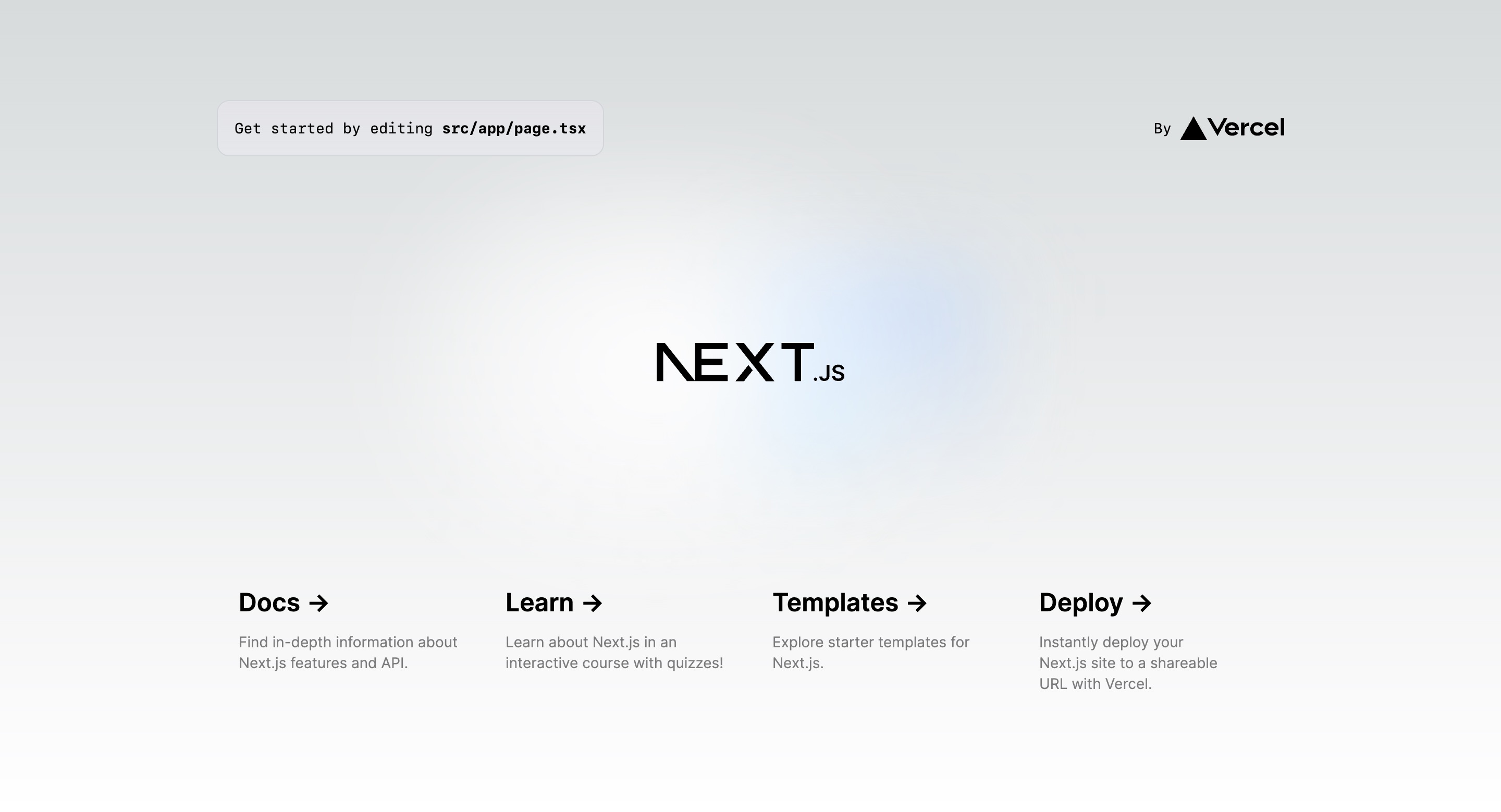 Next.jsサンプルページ